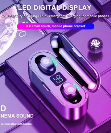 Bluetooth 5.0 Headset TWS Wireless Earphones Mini Earbuds IPX6 Stereo Headphones