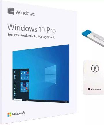 Genuine! Microsoft Windows 10 Pro USB Box 32/64 Bit English Full Version