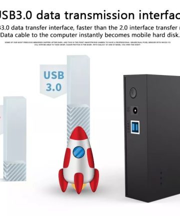 Box USB 3.0 SATA External Hard Drive Case 2.5 and 3.5 Inch Enclosure Caddy HDD SSD