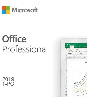 Microsoft Office Pro 2019 Plus  Lifetime 1-PC Key in Box