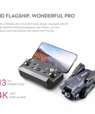 Drone Sky Fly mini 4 Dual Camera Pro Full HD 4K Video GPS Obstacle Avoidance
