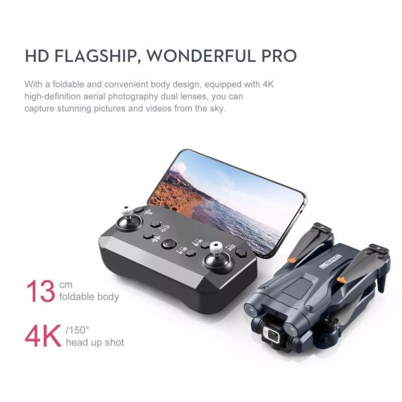 Drone Sky Fly mini 4 Dual Camera Pro Full HD 4K Video GPS Obstacle Avoidance