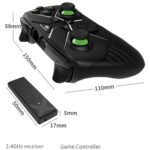 Control For XBox One-09 Gamepad Joystick Control For Xbox One/Series x/S/Elite/PSP, Smart Phone Android, Windows 7,8,10 - Rechargeable 2.4GHz Wireless