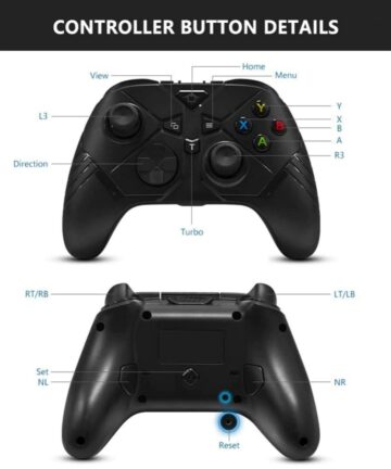 Gamepad Controller Wireless For Xbox One /Series X/S/Elite, Smart Phone, Window