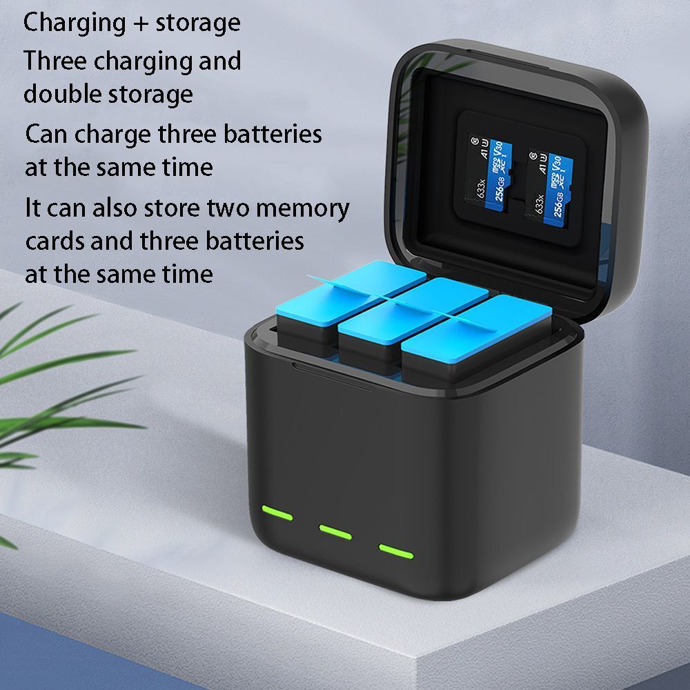 Triple Battery Charger for GoPro-2