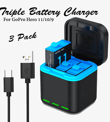 Triple Battery Charger for GoPro