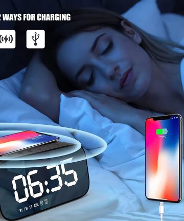 Alarm Clock Charging Bt Speaker