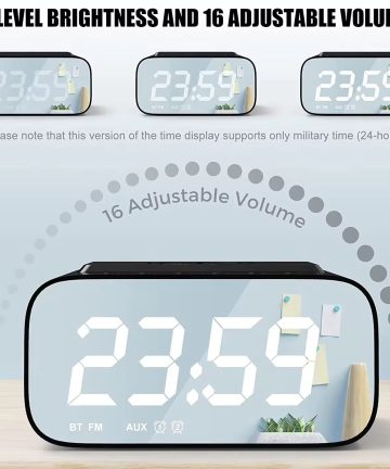 Alarm Clock Charging Bt Speaker