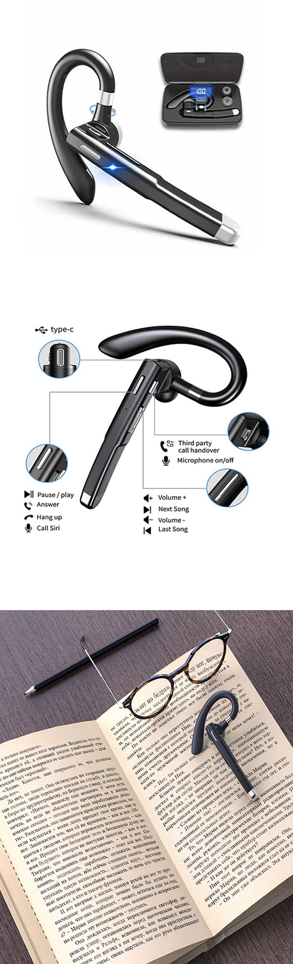 Earphone Hands-Free YYK-520 Bluetooth