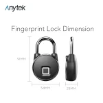 P22+ Tuya Smart Biometric Fingerprint Password Keyless 03