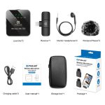 PULUZ Wireless Lavalier Microphone for iPhone