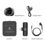 PULUZ Wireless Lavalier Microphone for iPhone