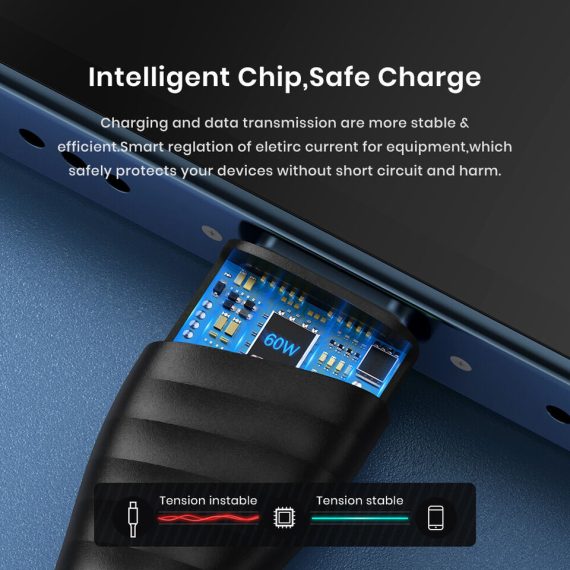 TOPK 60W Cable Fast Charging