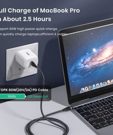 TOPK 60W Cable Fast Charging