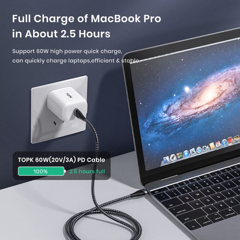 TOPK 60W Cable Fast Charging