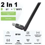 USB WiFi Bluetooth Adapter 2in1