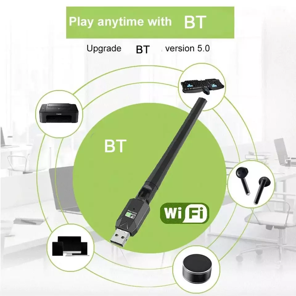 USB WiFi Bluetooth Adapter 2in106