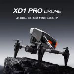 XD1 Mini Pro Drones Dual Camera Full HD 4K Quadcopter foldable 100M Anti-Shaking