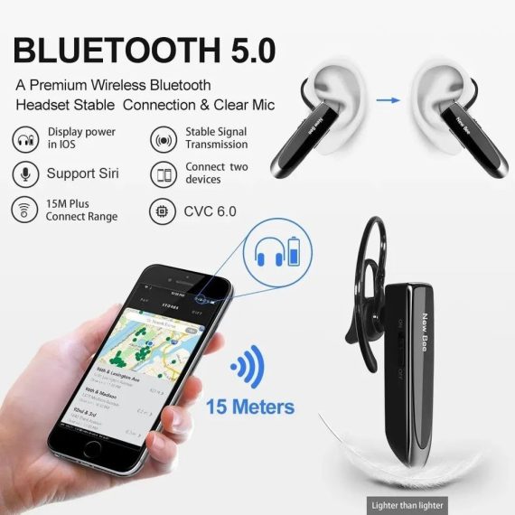 NEW BEE Headphone Headset Hands-Free