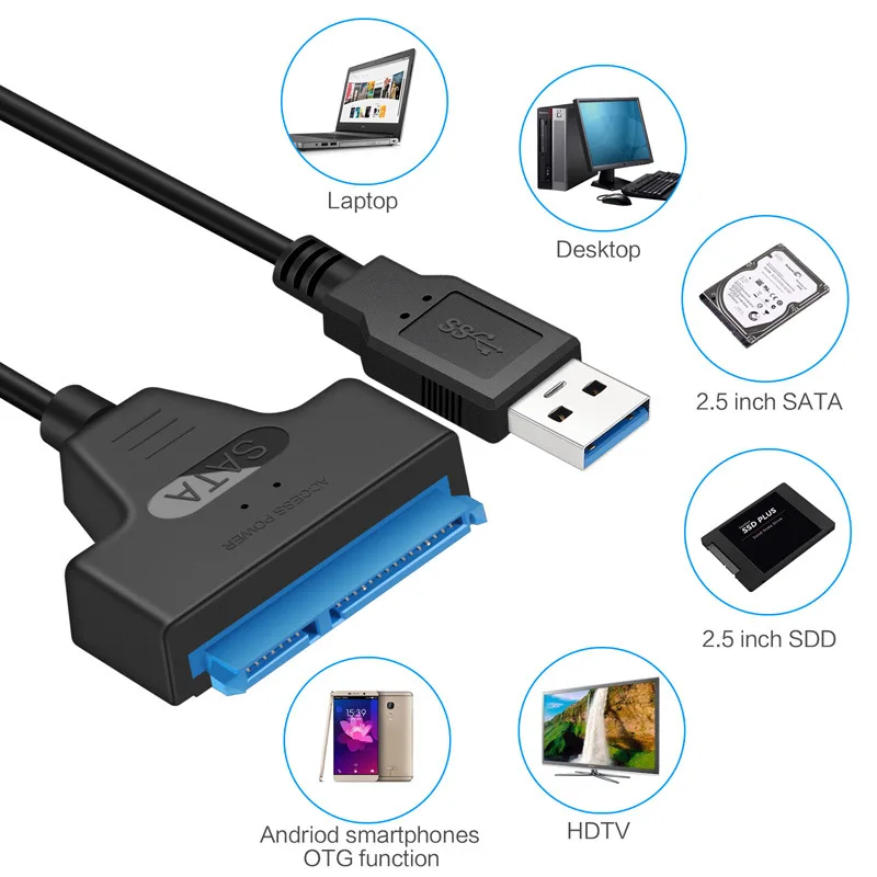 Adapter Cable 2 in 1 SATA to USB 3.0-Type-C-05