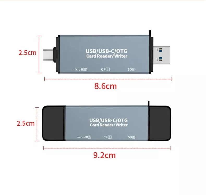 Card Reader 3-in-1 Micro SD CF03