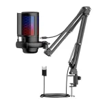 Microphone Studio Kit Podcast Recording Cardioid Condenser RGB Microphone Studio Kit Podcast Recording Cardioid Condenser RGB